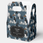 Cute Wolf Pack Woodland Night Sky Moon Geschenkschachtel (Geöffnet)