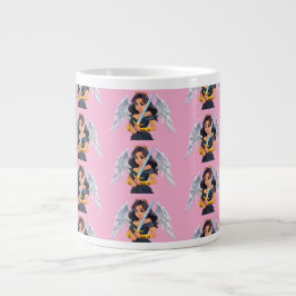 Cute woman Angel's with open wings and sword Jumbo-Tasse