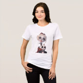 Cute Women’s Basic T-Shirt – Adorable Graphic  Tri-Blend Shirt (Vorderseite voll)