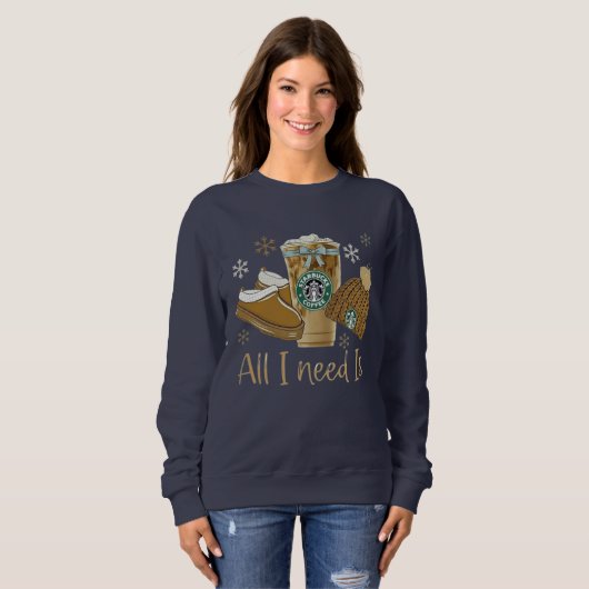 Cute Women’s Winter Sweatshirt (Vorne ganz)
