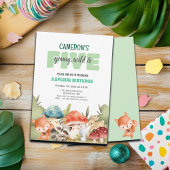 Cute Woodland Animals 5th Birthday Party  Einladung