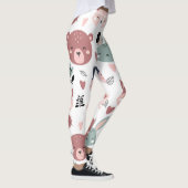 Cute Woodland Animals Forest Friends Nursery Leggings (Rechts)