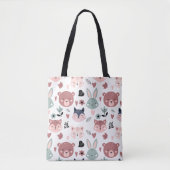 Cute Woodland Animals Forest Friends Nursery Tasche (Vorderseite)