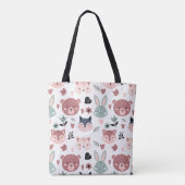 Cute Woodland Animals Forest Friends Nursery Tasche (Rückseite)