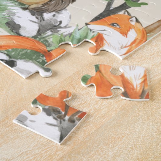Cute Woodland Animals Scripture Jigsaw Puzzle (Seite)