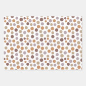 Cute Woodland animals Watercolor Birthday  Geschenkpapier Set (Vorderseite 2)