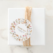 Cute Woodland Forest Animals Baby Shower Geschenkanhänger (Beispiel)