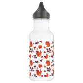 Cute Woodland Squirrel Autumn Pattern Edelstahlflasche (Links)