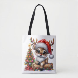 Cute Xmas Reindeer Tasche
