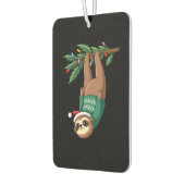 Cute Xmas Sloth Santa Hat Christmas Sloth - Tree L Autolufterfrischer (Links)