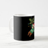 Cute Xmas Sloth Santa Hat Christmas Sloth - Tree L Kaffeetasse (Vorderseite Links)