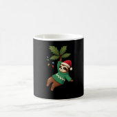 Cute Xmas Sloth Santa Hat Christmas Sloth - Tree L Kaffeetasse (Mittel)