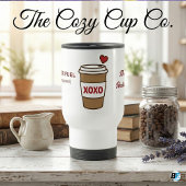 Cute  XOXO Love Heart Valentine's Day Teacher Gift Reisebecher