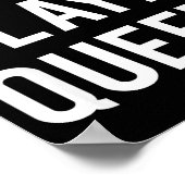 Cute Yas Slay Queen Quote Girls  Poster (Ecke)