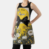 Cute Yellow Black Bow Easter Schürze (InSitu)