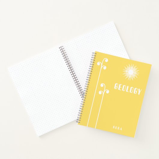 Cute yellow Notebook Notizblock (Innenseite)