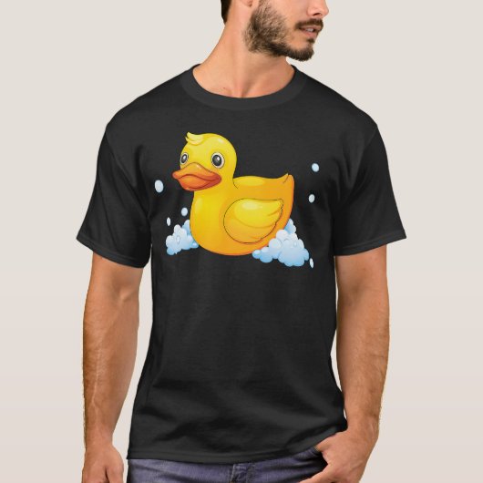 Cute Yellow Rubber Ducky - Duck tshirt Duckie shir (Vorderseite)
