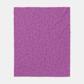 cute yoga pet cat pattern purple background fleecedecke (Vorderseite)