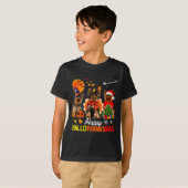 Cute Yorkie Happy Hallothanksmas Halloween Thanksg T-Shirt (Vorne ganz)