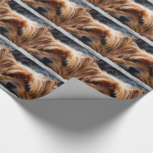 Cute Yorkshire Geschenkpapier (Ecke)