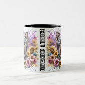 Cute Yorkshire Zweifarbige Tasse (Mittel)