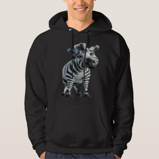Cute Zebra Hoodie (Vorderseite)