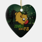 Cute Zombie Guinea Pig Keramik Ornament (Rechts)