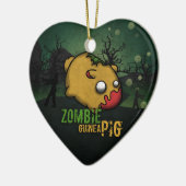 Cute Zombie Guinea Pig Keramik Ornament (Links)