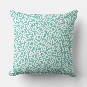 CuteAqua Alphabet Letter Baby Whale Animal Pillow Kissen