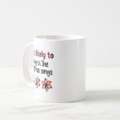 Cutecomfy Most Likely To Sing All The Christmas So Kaffeetasse (Vorderseite Links)