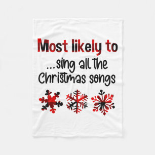 Cutecomfy wird wahrscheinlich alle Weihnachtsliede Fleecedecke