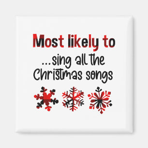 Cutecomfy wird wahrscheinlich alle Weihnachtsliede Magnet