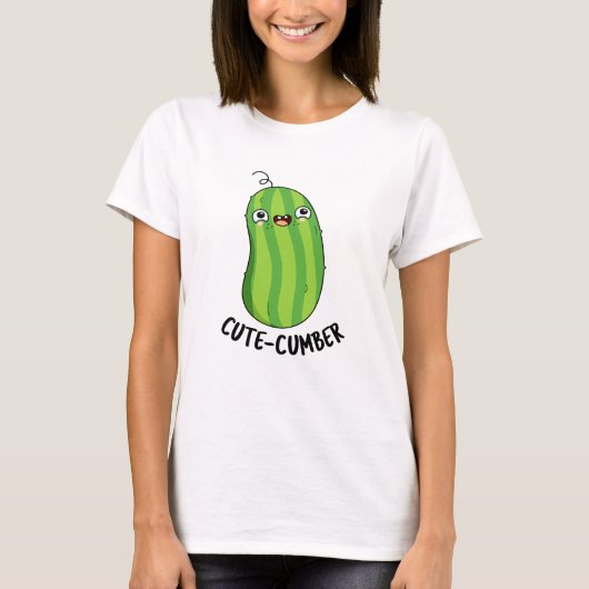Cutecumber Funny Cucumber Pub T-Shirt (Vorderseite)