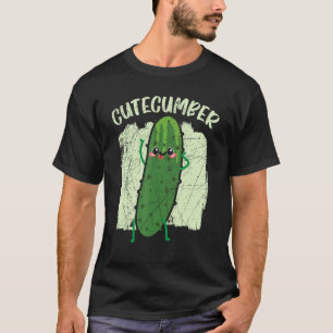Cutecumber Gurke Gemüse Pflanze Vegetarier Veg T-Shirt