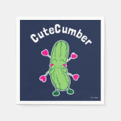 CuteCumber Serviette (Vorderseite)