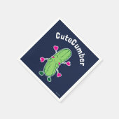 CuteCumber Serviette (Ecke)