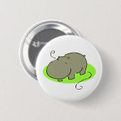 CuteHippoPin Button (Vorne & Hinten)