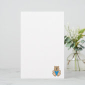 Cutelyn Baby Boy Bear Briefpapier (Stehend Vorderseite)