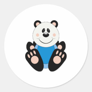 Cutelyn Baby Boy Panda Bär Runder Aufkleber