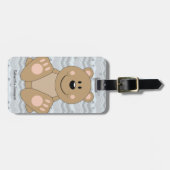 Cutelyn Brown Bear Gepäckanhänger (Vorderseite horizontal)