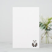 Cutelyn Panda Bear Briefpapier (Stehend Vorderseite)