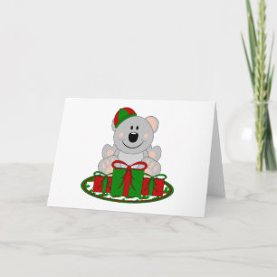 Cutelyn Weihnachtsgeschenk-Koala-Bär Feiertagskarte