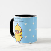 Cuteness 100% Responsibilities 0% | Cute Duck Mug Tasse (Vorderseite Links)