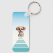 Cuteness Level Keychain – Custom Text & Photo Schlüsselanhänger (Rückseite)