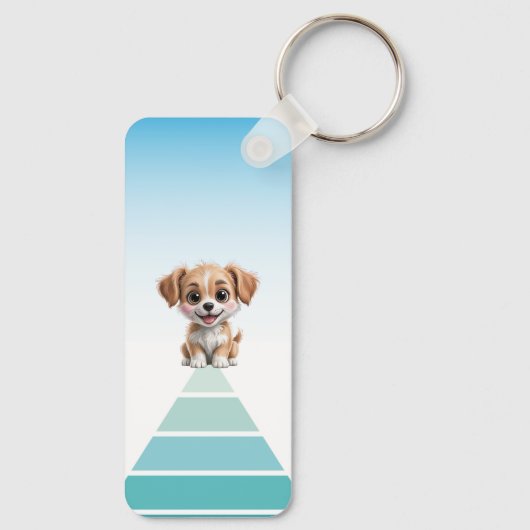 Cuteness Level Keychain – Custom Text & Photo Schlüsselanhänger (Rückseite)