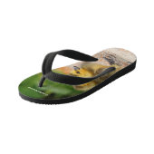 Cuteness on Parade: Kanada Goose Goslings Kinderbadesandalen (Schrägansicht)