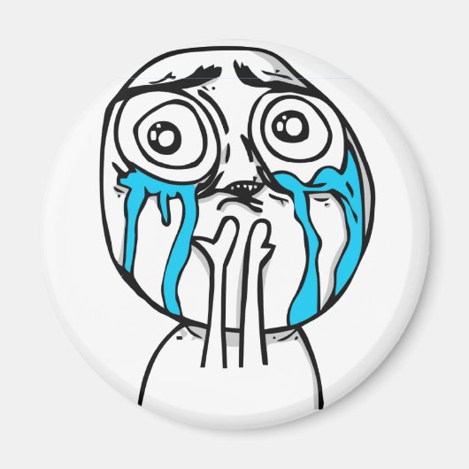 Cuteness Overload Comic Meme Magnet (Vorne)