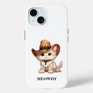 Cuteness Overload Meowdy Western Cat Case-Mate iPhone Hülle