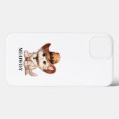 Cuteness Overload Meowdy Western Cat Case-Mate iPhone Hülle (Rückseite (Horizontal))