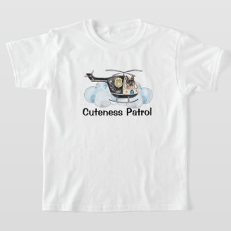 Cuteness Patrol Police K-9 Hundehubschrauber T-Shirt
